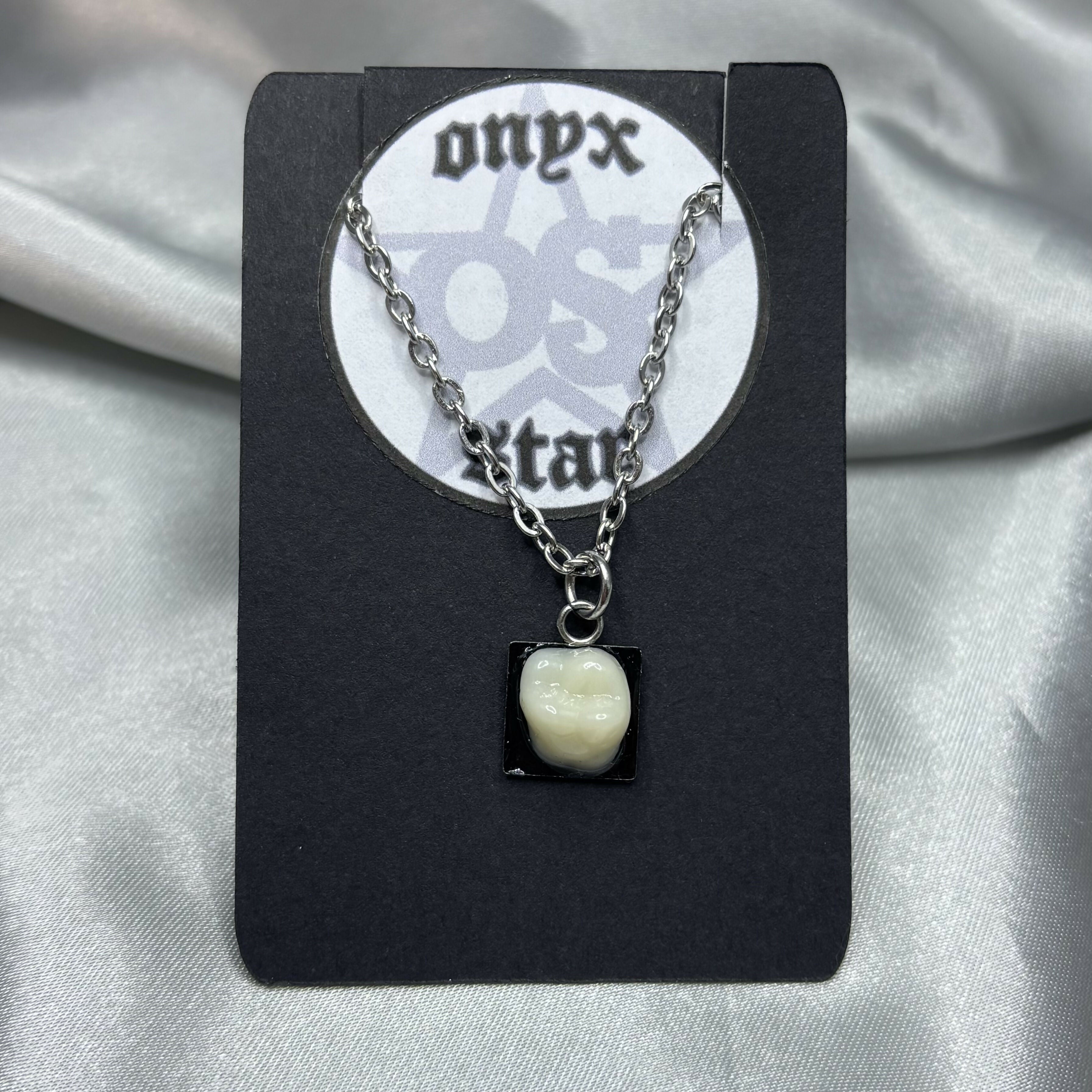 Square Tooth Necklace