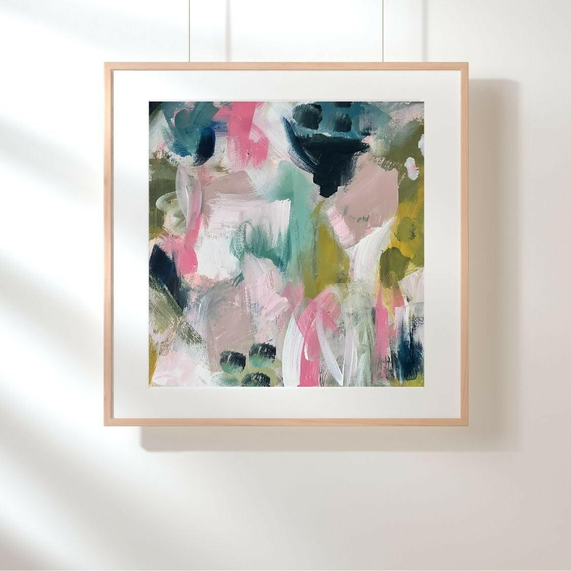 Trust The Bloom Colourful Abstract Giclee Print