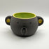 Handmade Dark Bear Ceramic Cup