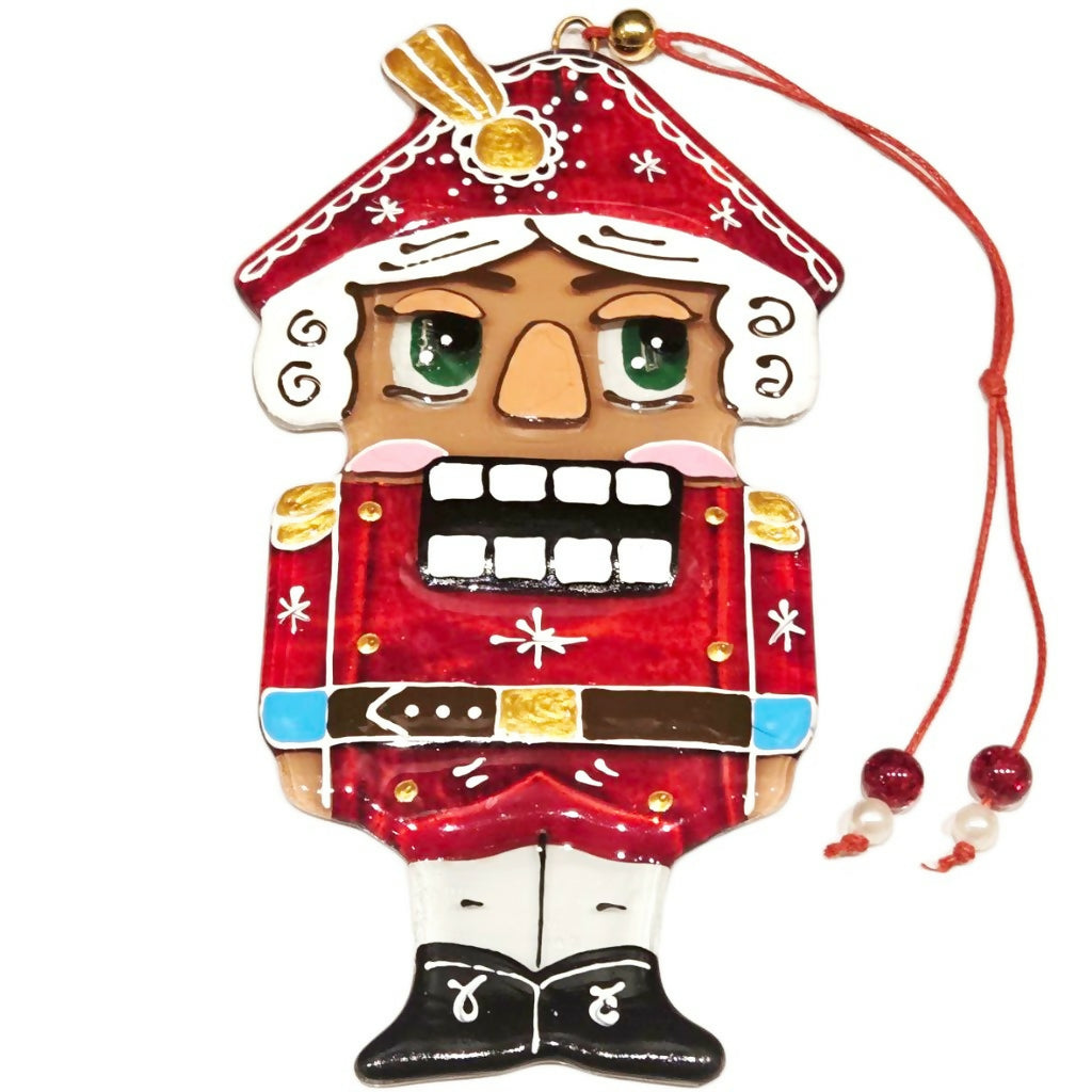 Glass Nutcracker, 17 cm