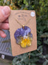 PURPLE PANSY NECKLACE