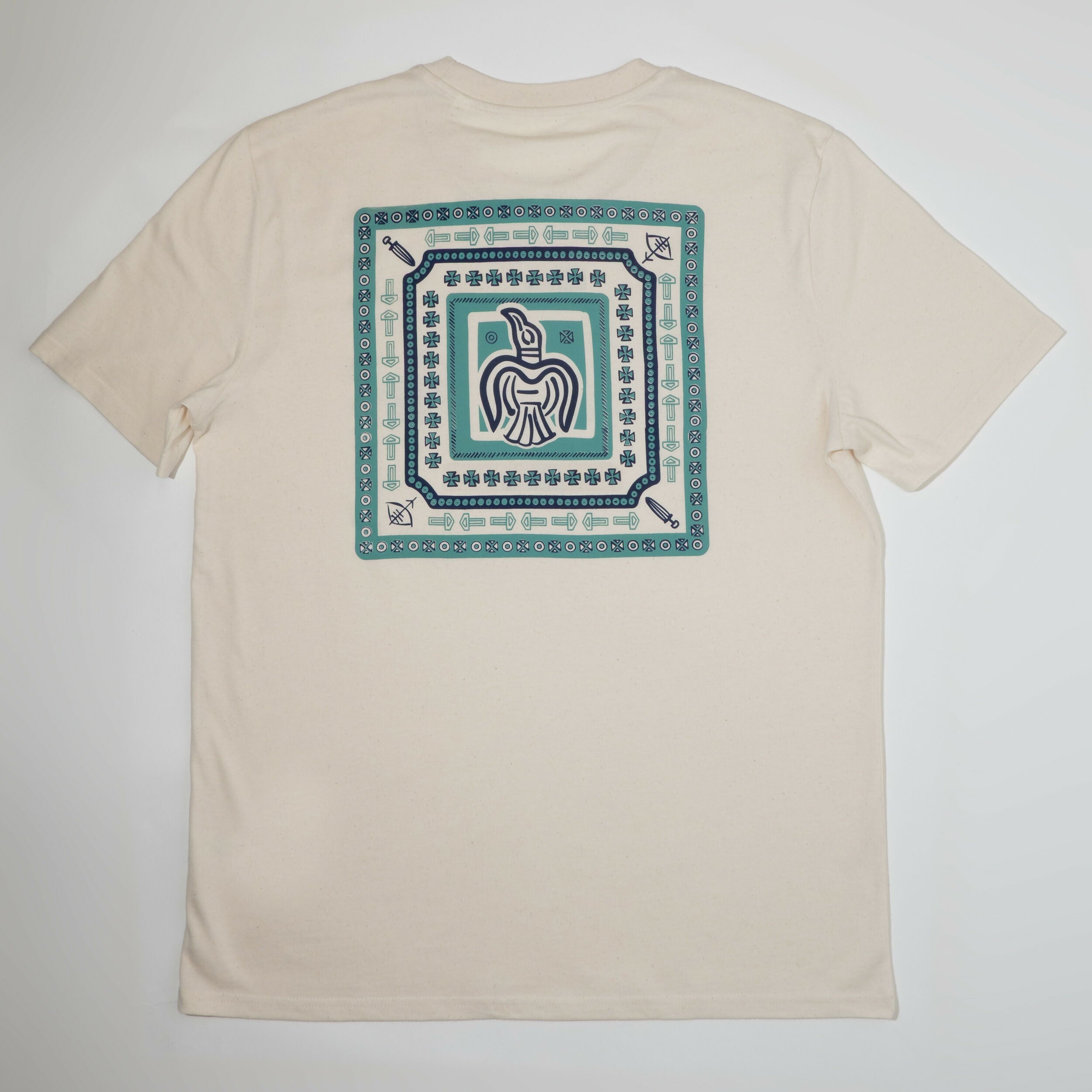 Viking Raven Screen Printed T-Shirt