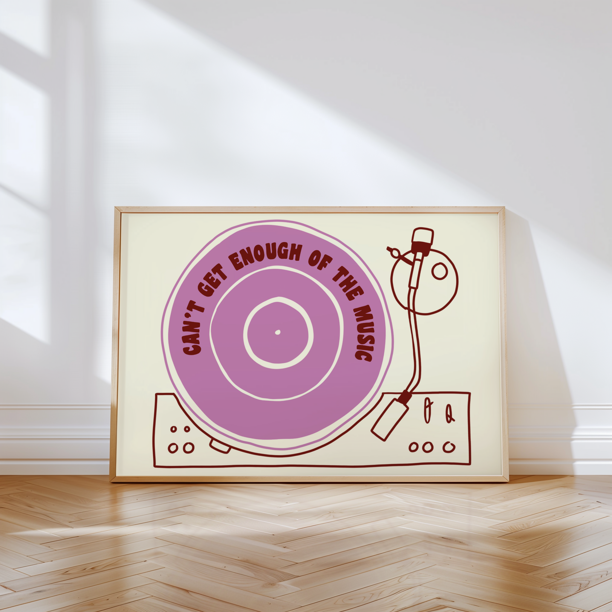 Can't Get Enough Of The Music Print