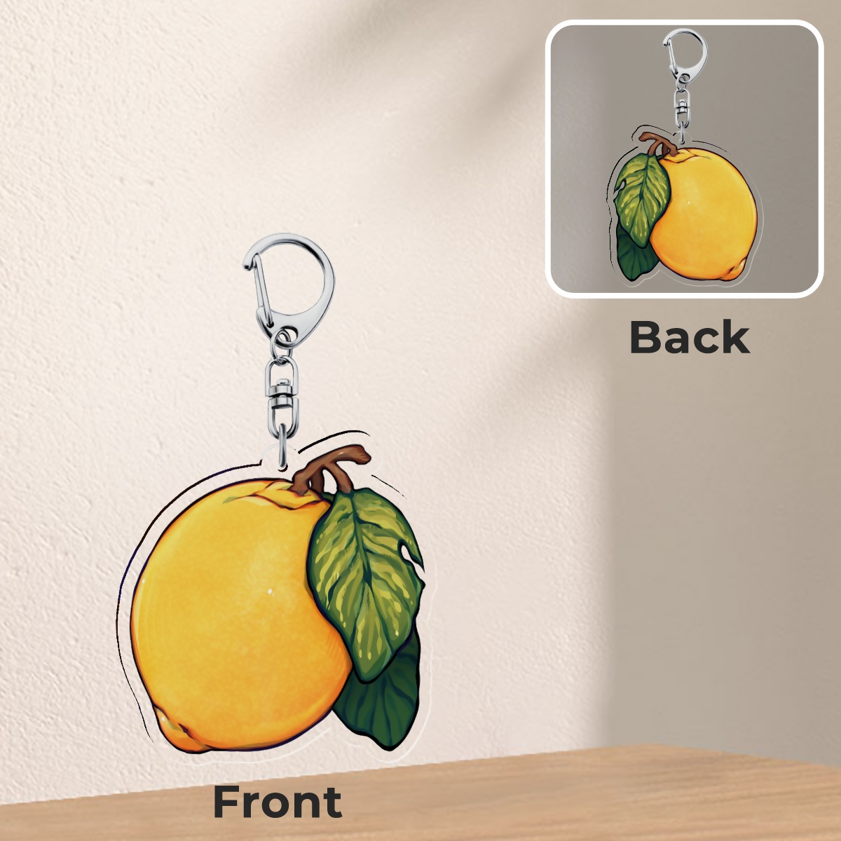 Fruit Acrylic Charm