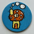 Mushroom House Magnets Original Artwork