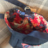 Unique Handcrafted Denim Tote Shopping Bag Handbag Made From Upcycled Jeans