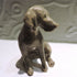 Ceramic Weimaraner Dog Sculpture