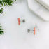 Pink Bow Stud Earrings