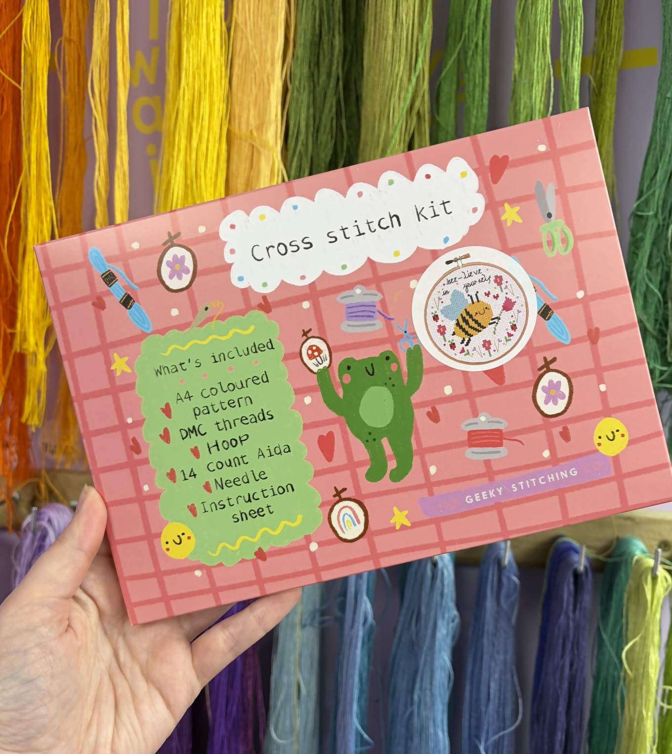 Bee-lieve In Yourself *Cross Stitch Kit*