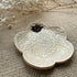 Handmade Botanical Trinket Dish with Leaf Texture and Floral Detail