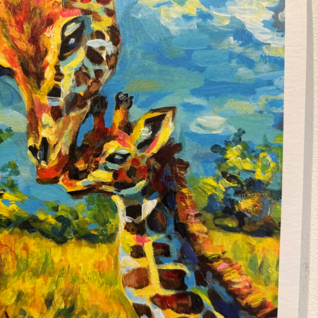 A5 Giraffe Print