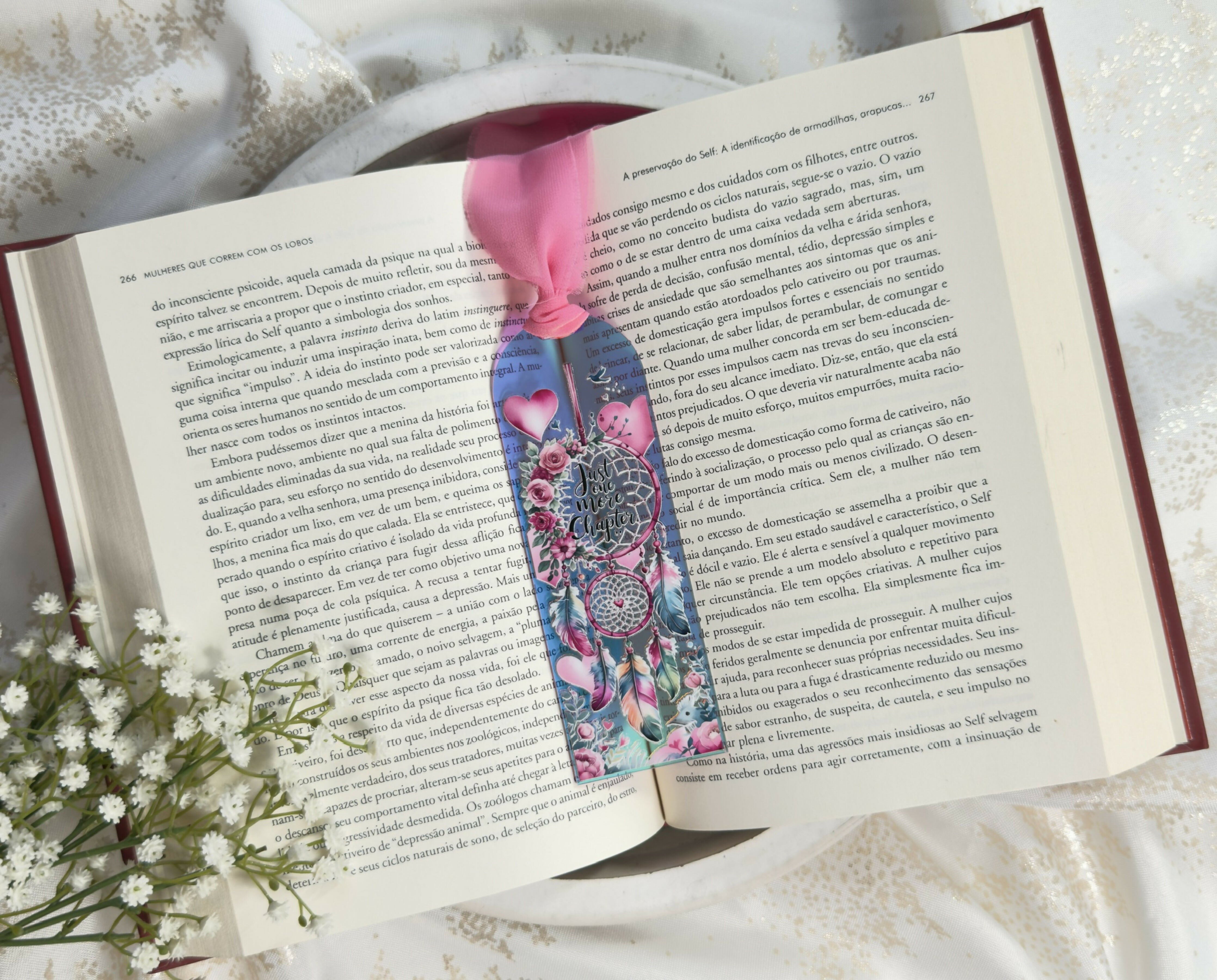 Iridescent Acrylic Bookmark Dreamcatcher Magic