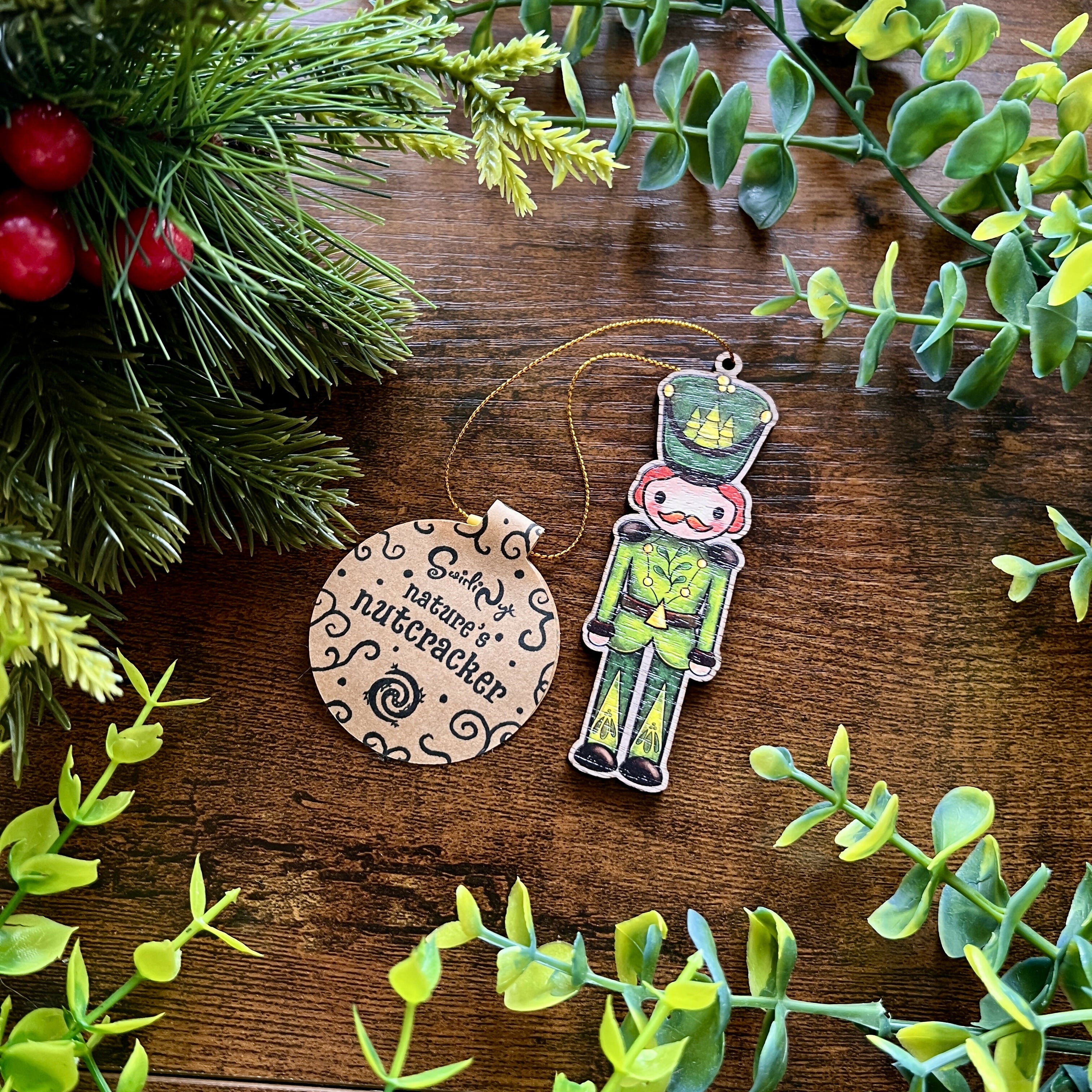 'Frederick' Nutcracker Wooden Decoration