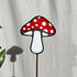 Red Spotted Mushroom Stained Glass Plantstake