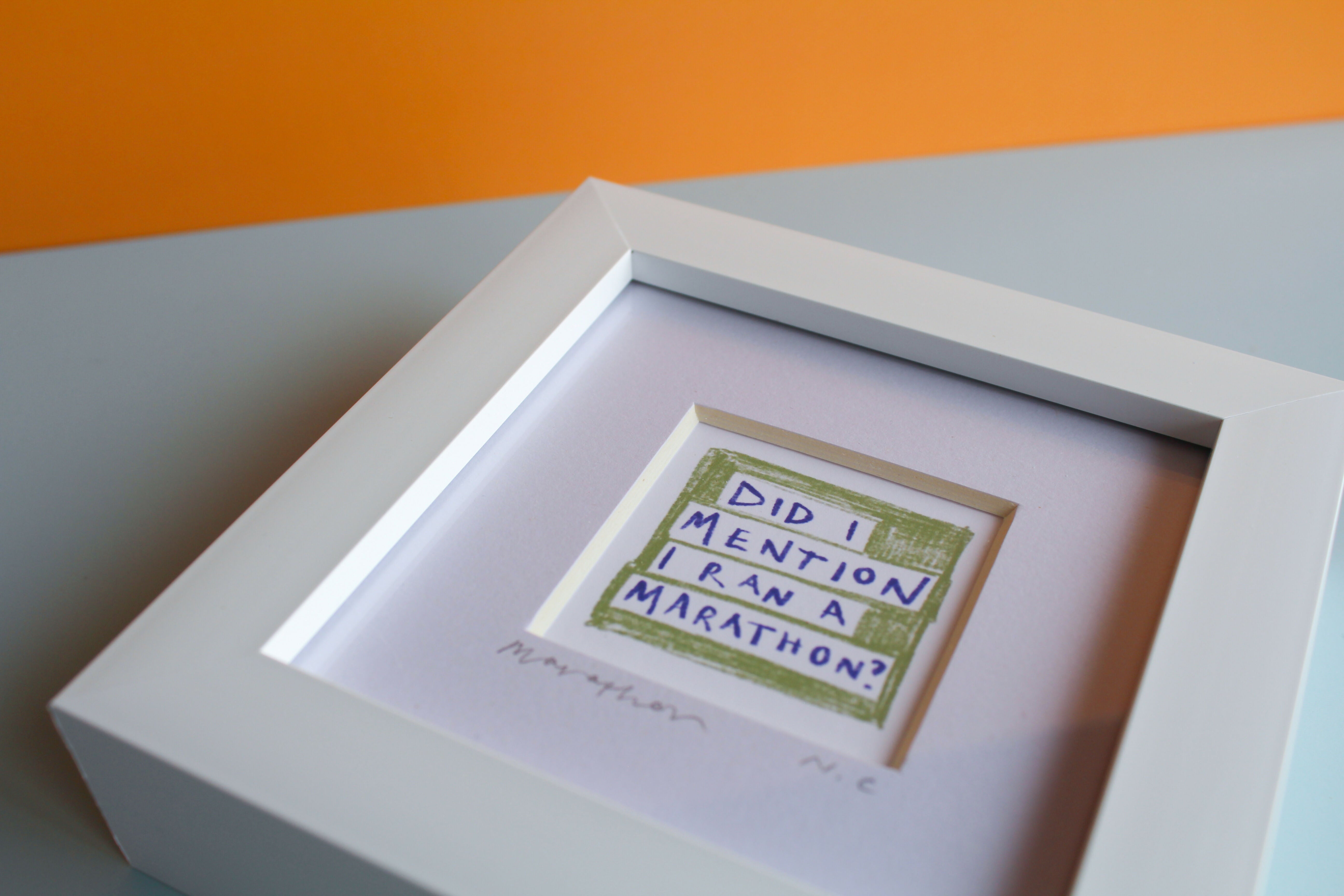 Funny Marathon Mini Print