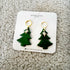 Christmas Tree Clay Earrings