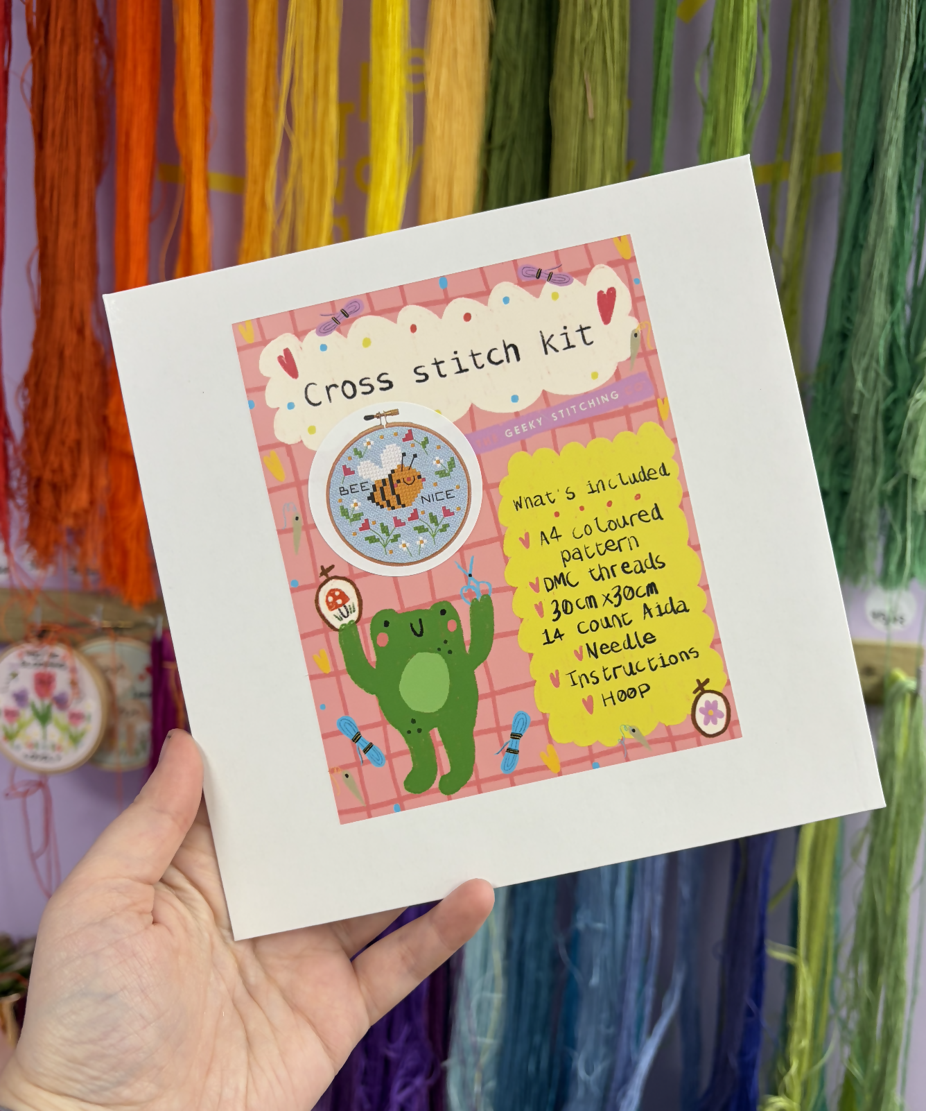 You Deserve Happy Things *Cross Stitch Kit*