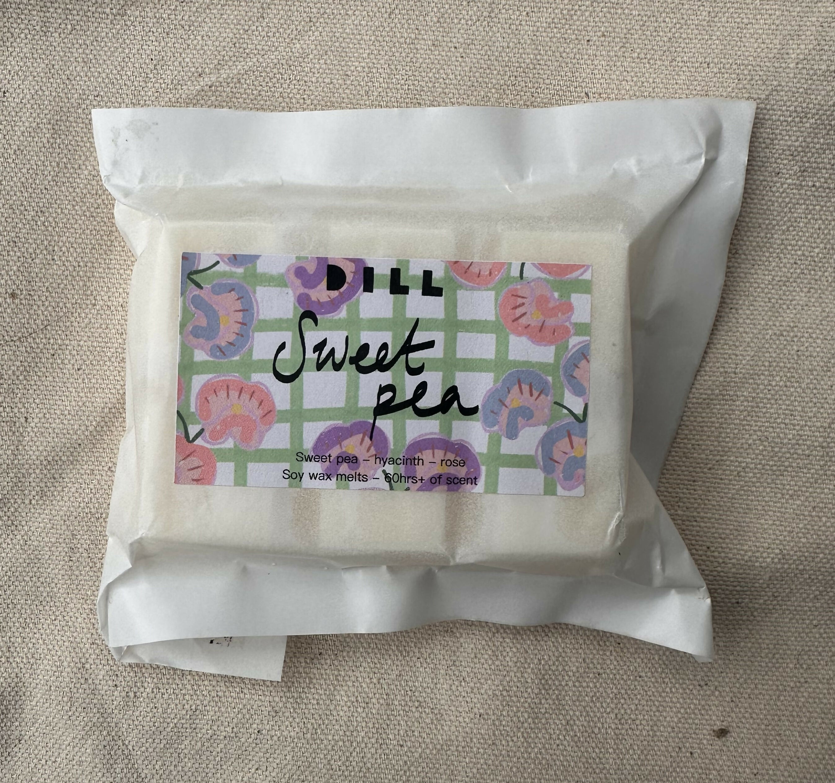 Sweet Pea - Soy Wax Melt Snap Bar