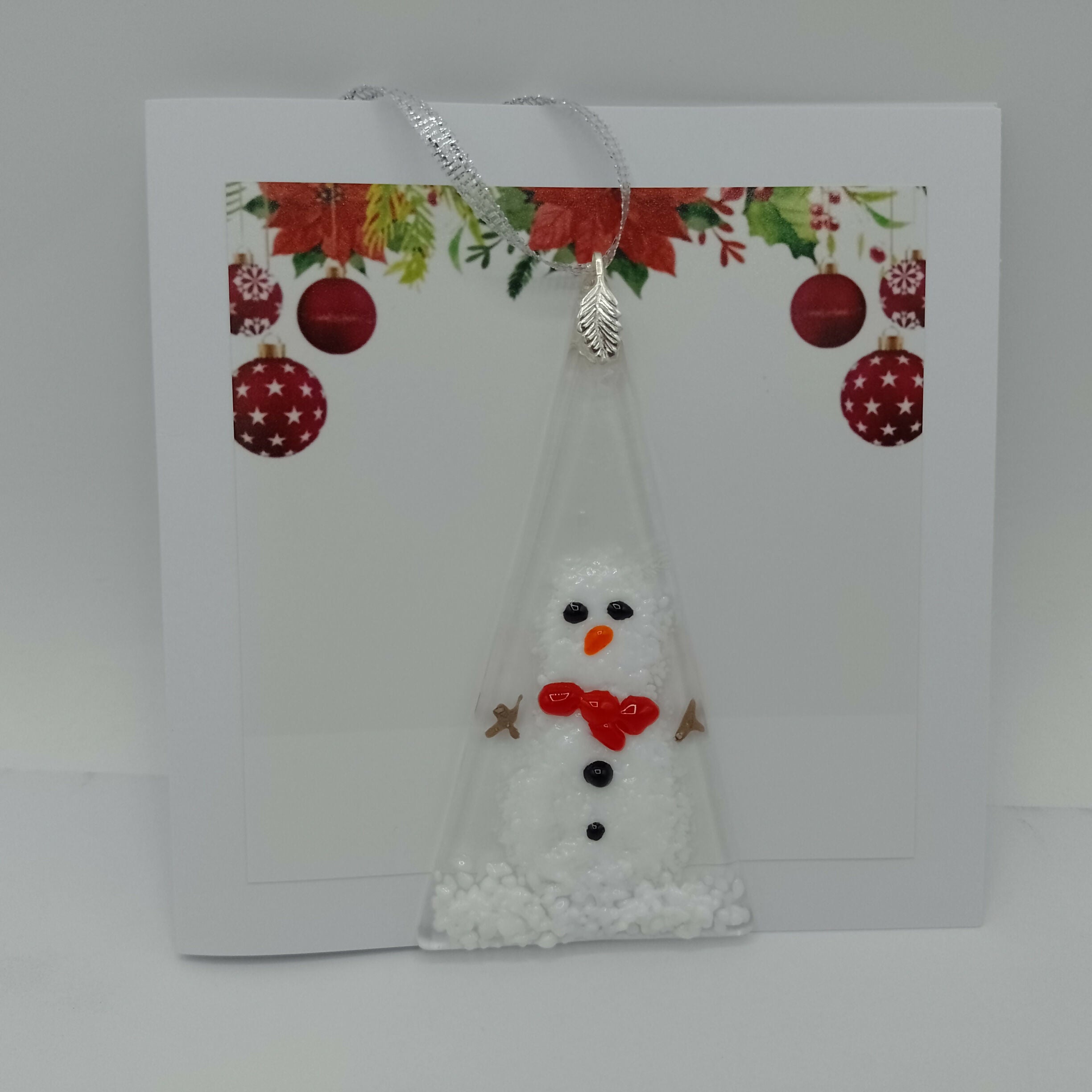 Fused Glass Christmas Card