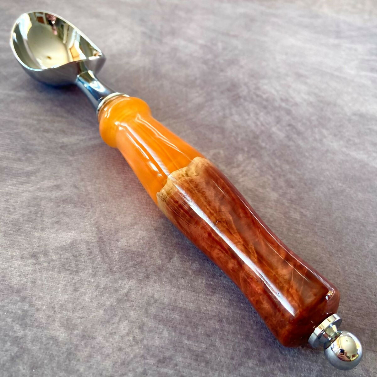 Ice cream scoop orange