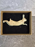 Unique Handcrafted Leaping Hare Pin