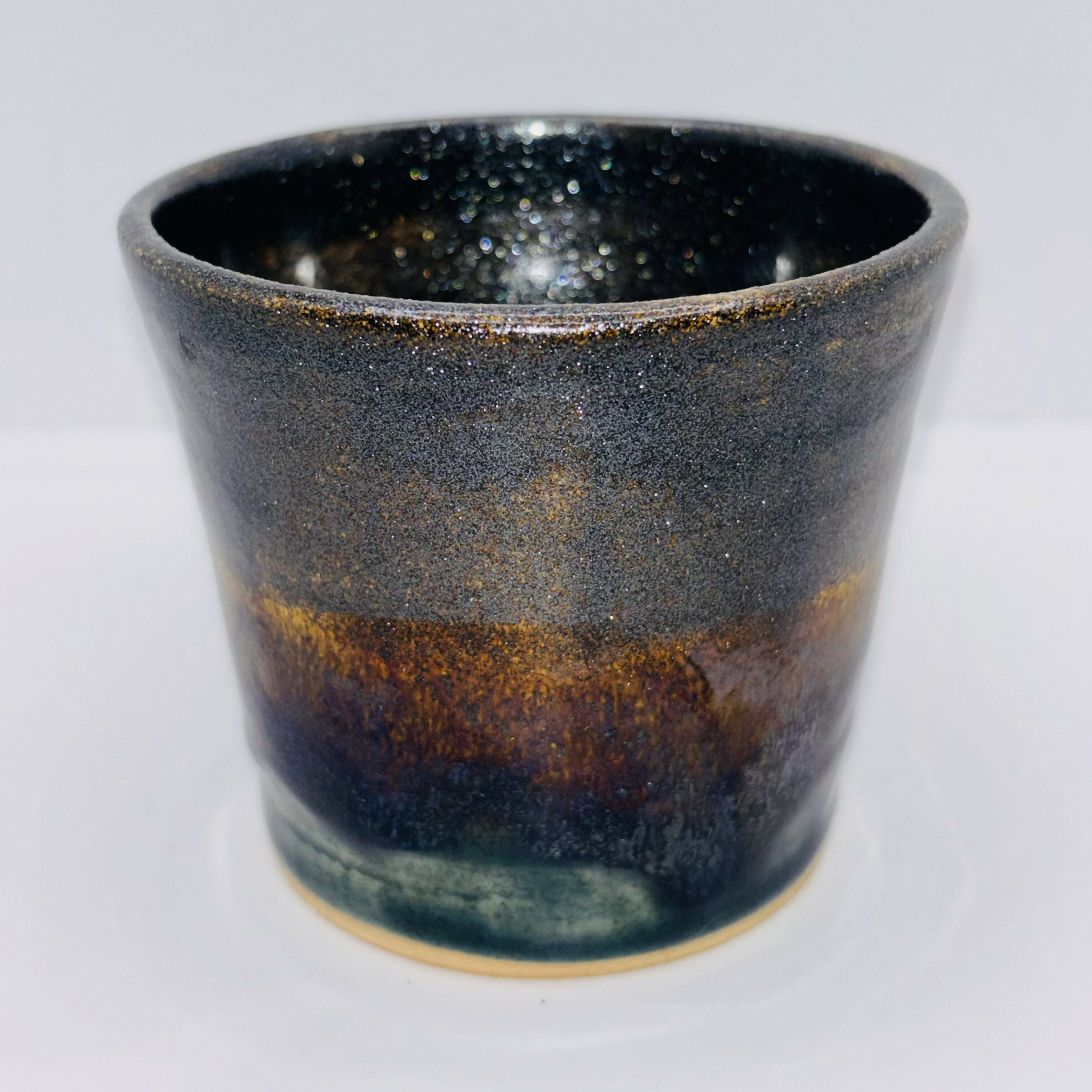 'All that Glitters' Sparkly multicoloured glaze mug