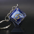 Clear Dice Keychains