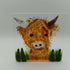 Fused Glass Highland Cow Tealight