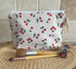 Cherry Print Cosmetics Bag/ Pencil Case
