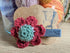 Hair Accessory - red flower hair clip
