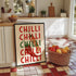 CHILLI REPEAT WALL ART PRINT