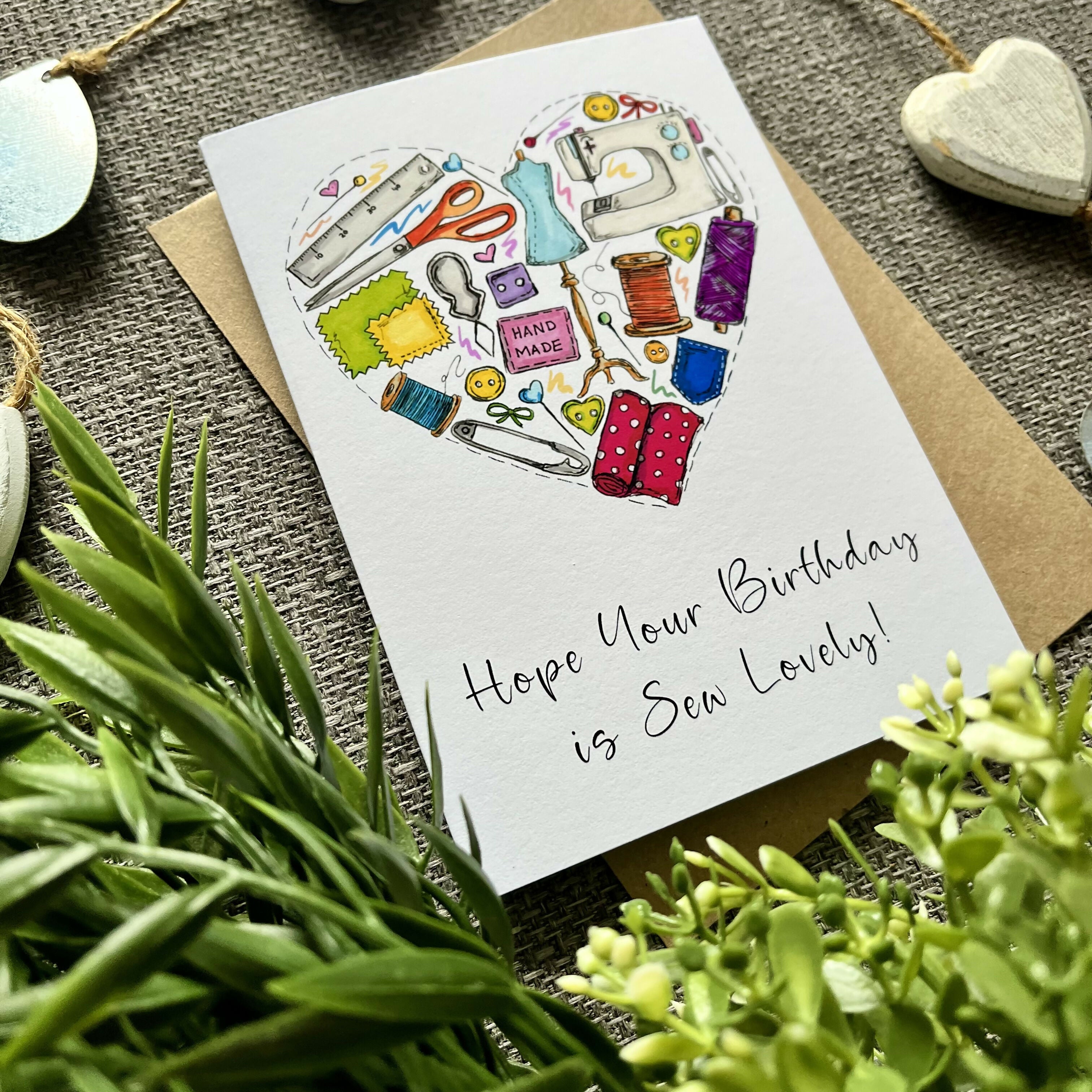 Sew Lovely Birthday Card