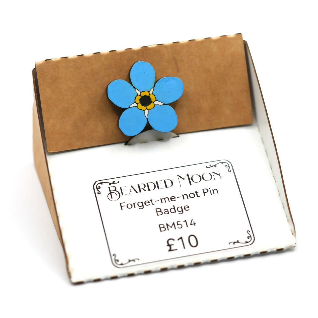 Forget-me-not Pin Badge