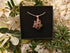 Picture Jasper Wire Wrapped Crystal Necklace on Sterling Silver Chain