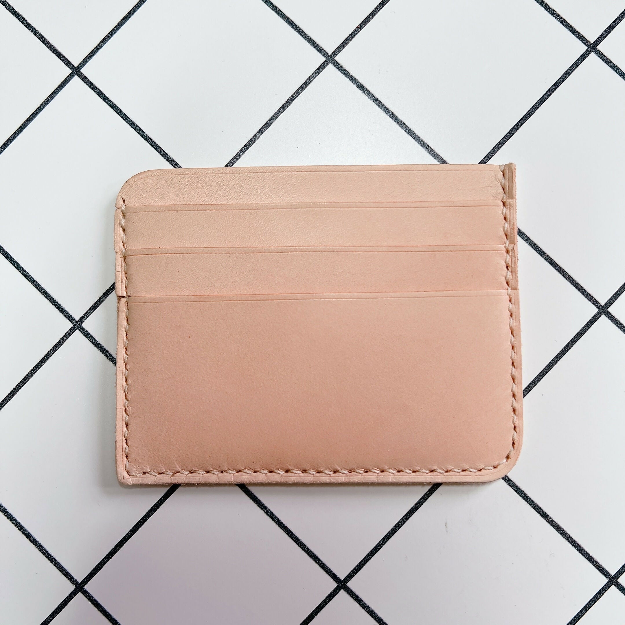 3 Slots Leather Card Holder