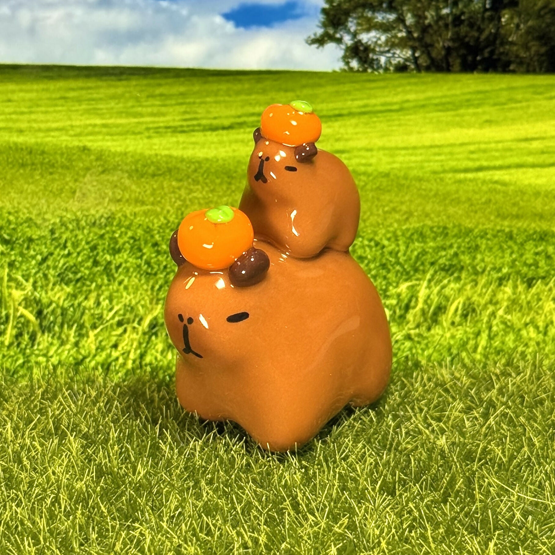 Capybara Duo Figure