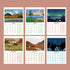 2027 Illustrated Landscapes Calendar A4