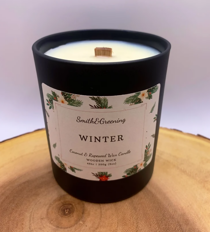 Winter Coconut Wax Candle