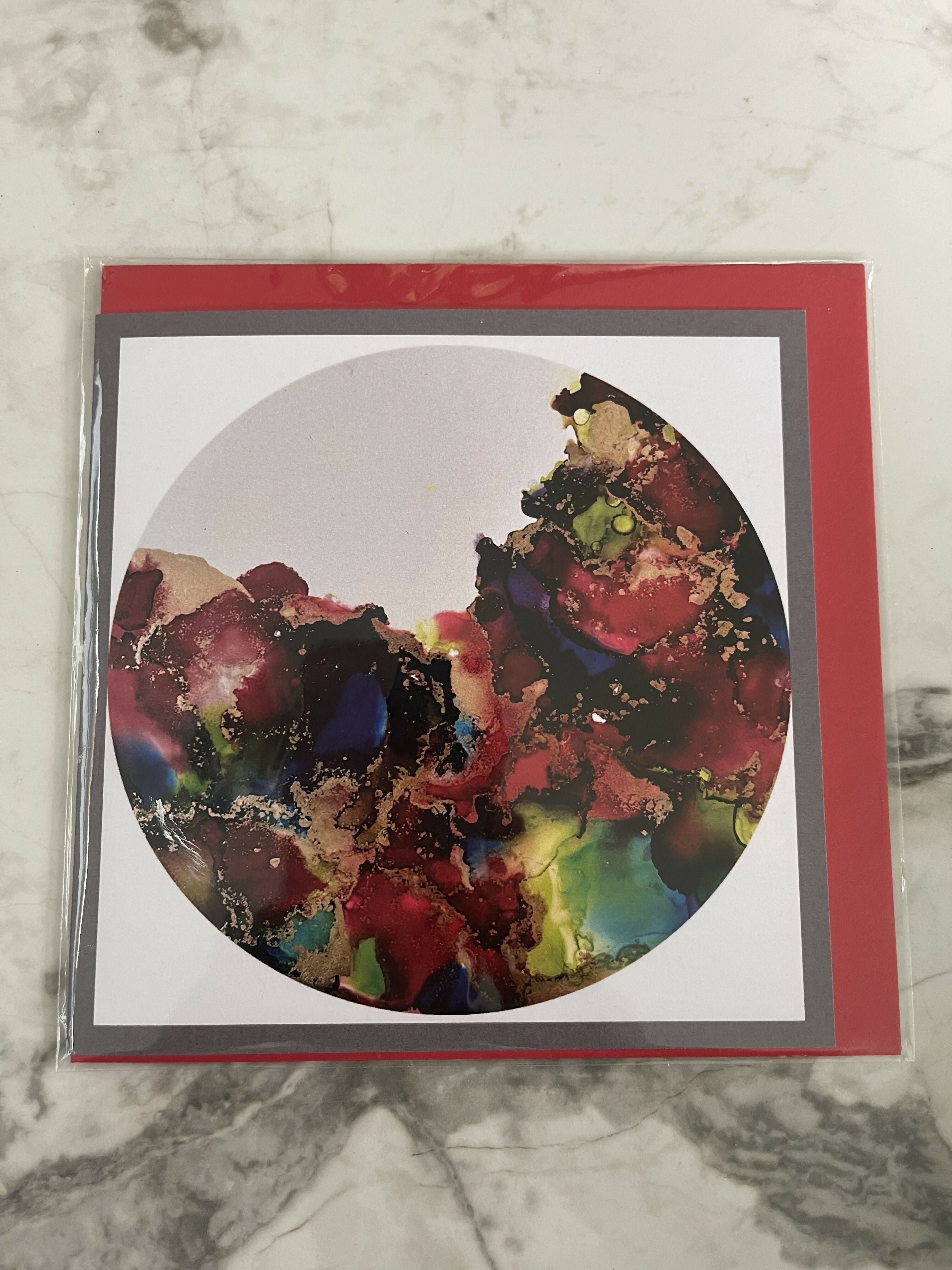 Abstract Art - Aquare Greeting Cards