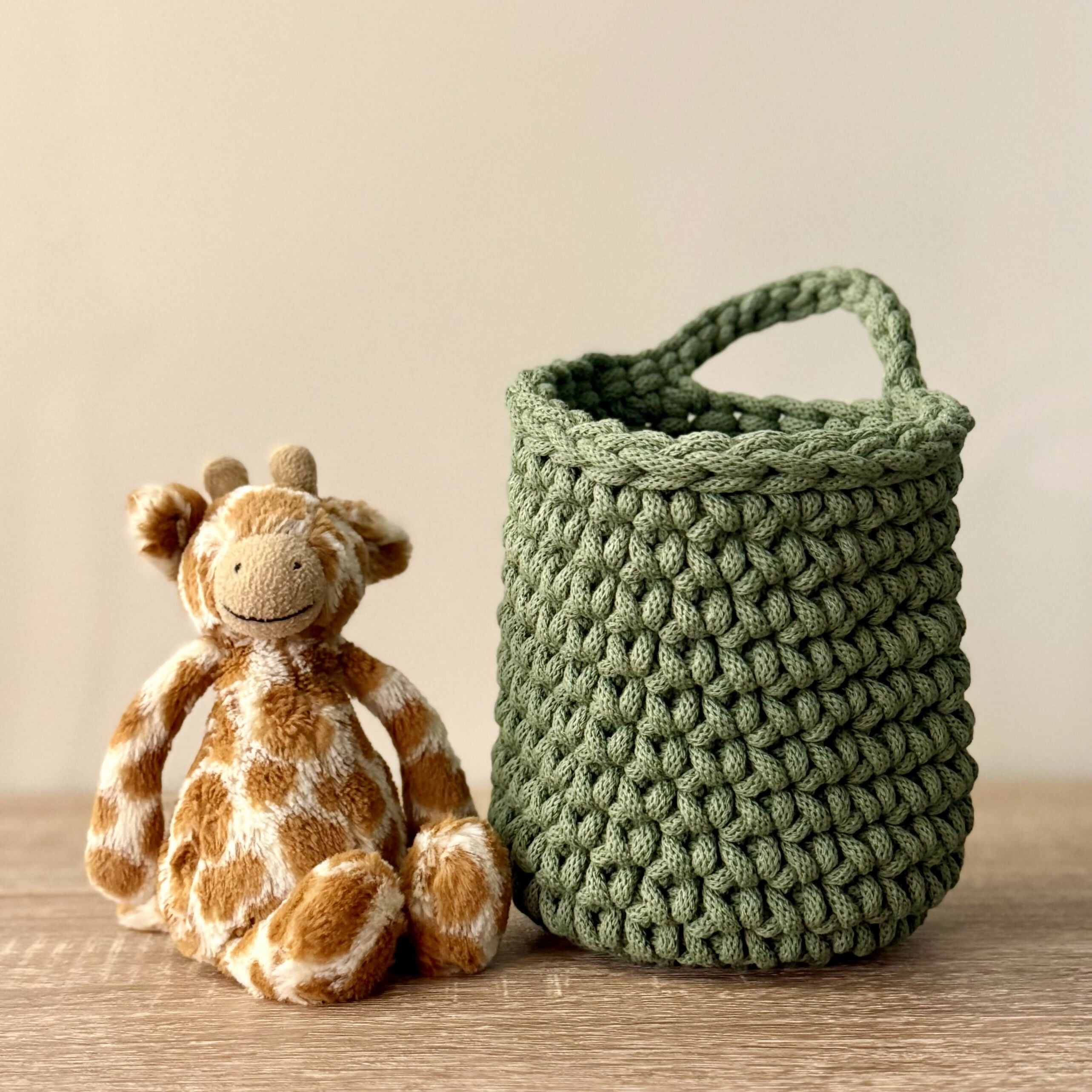 Crochet Small Hanging Basket