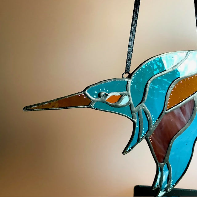 Stained Glass Kingfisher