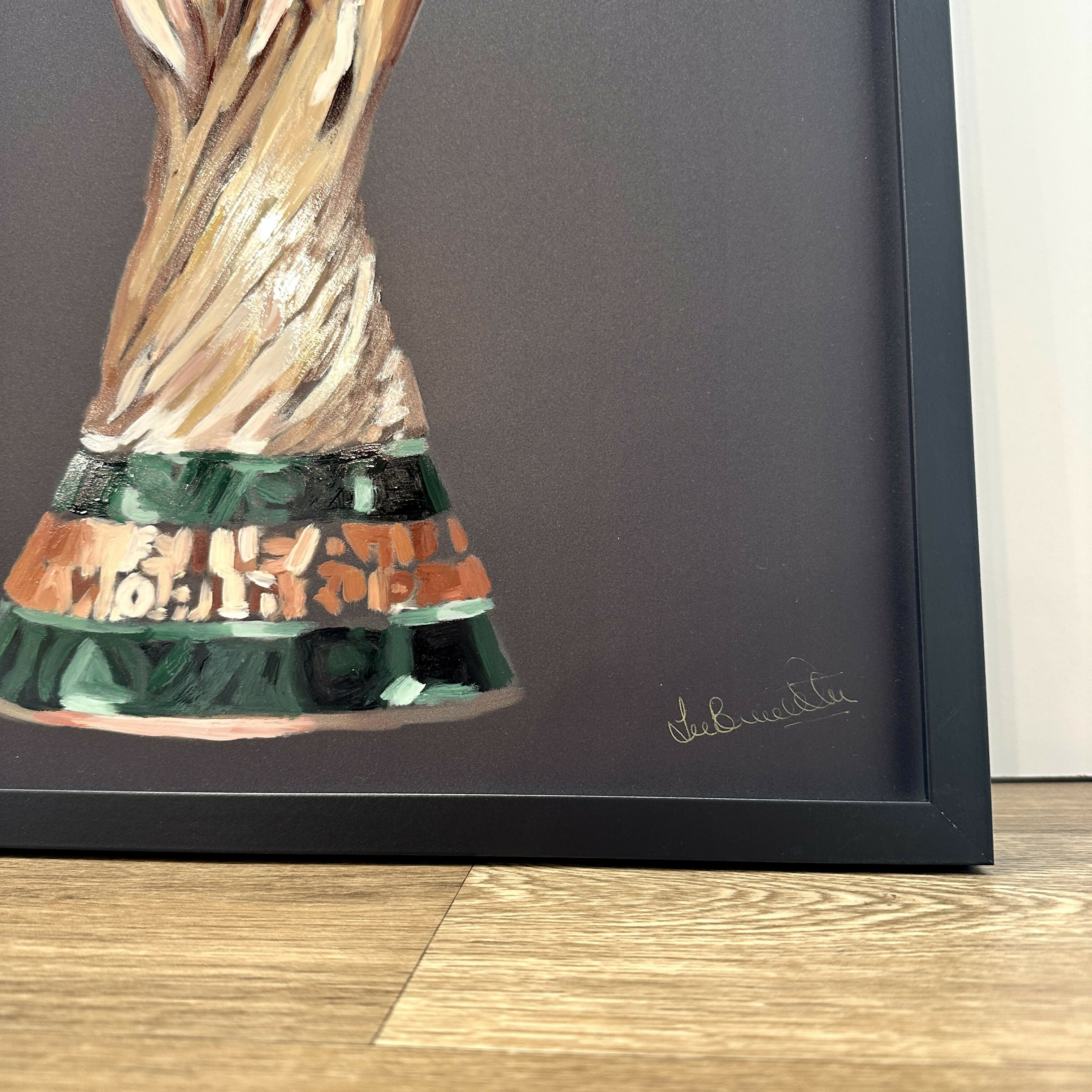 World Cup Original Framed Painting