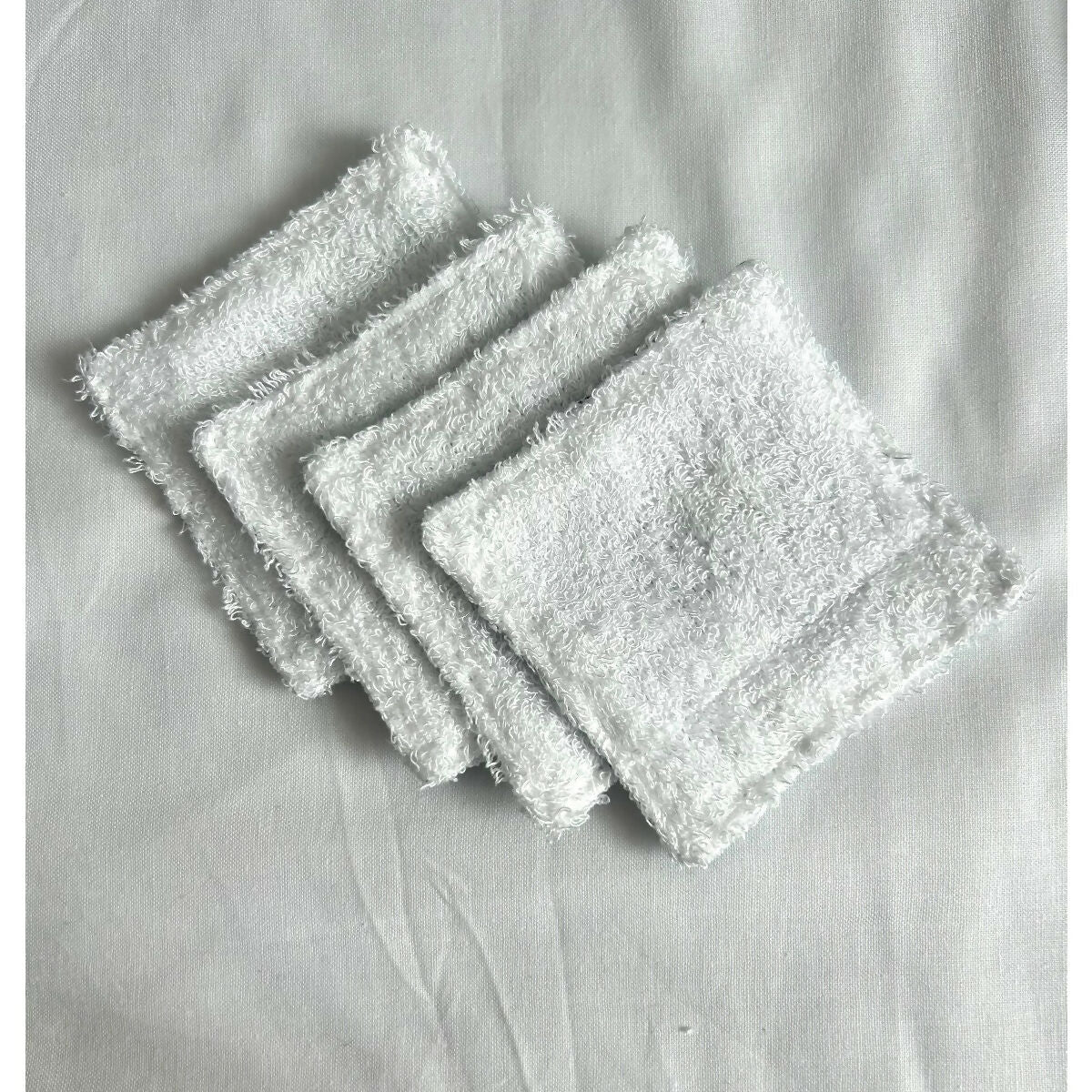 Green Gingham Reusable Makeup Wipes