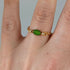 SIZE LARGE Glass Bead Gold Plated Wire Rings in an Array of Colours