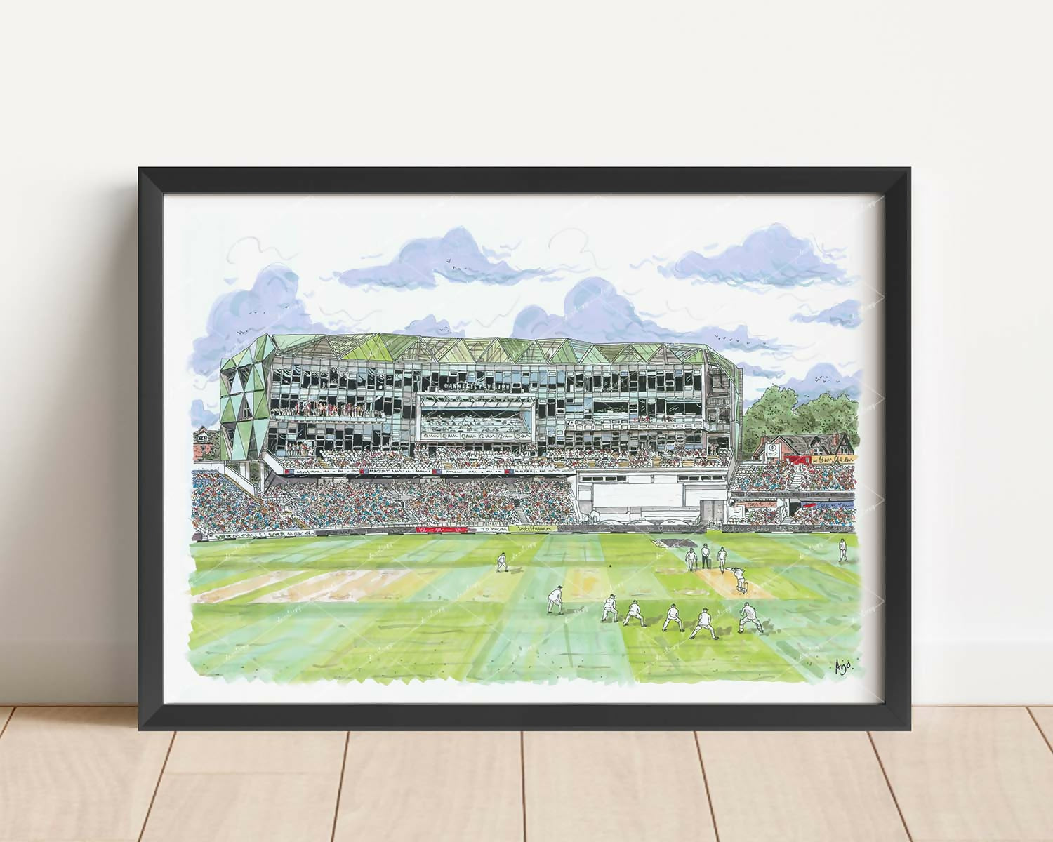 HEADINGLEY CRICKET GROUND YORKSHIRE CRICKET CLUB PRINTS