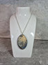 Unique Double Sided Hand Crafted Oval Multi Coloured Pendant