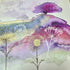 'Blustery Hilltop' Original Mixed Media Painting