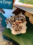 Handmade Wooden Robin Decoration – Rustic Hand-Turned Christmas Ornament