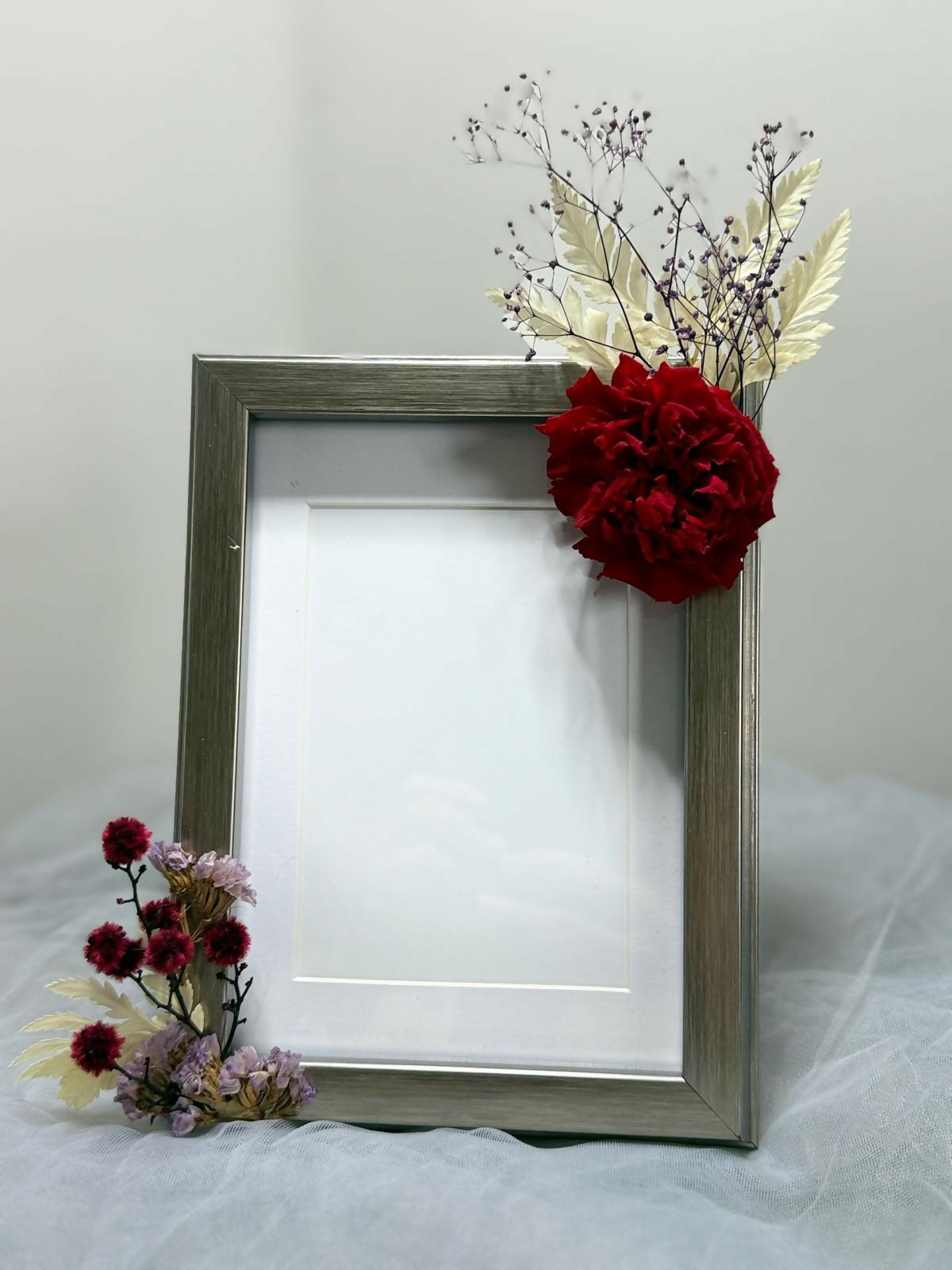Preserved Flower Photo Frame