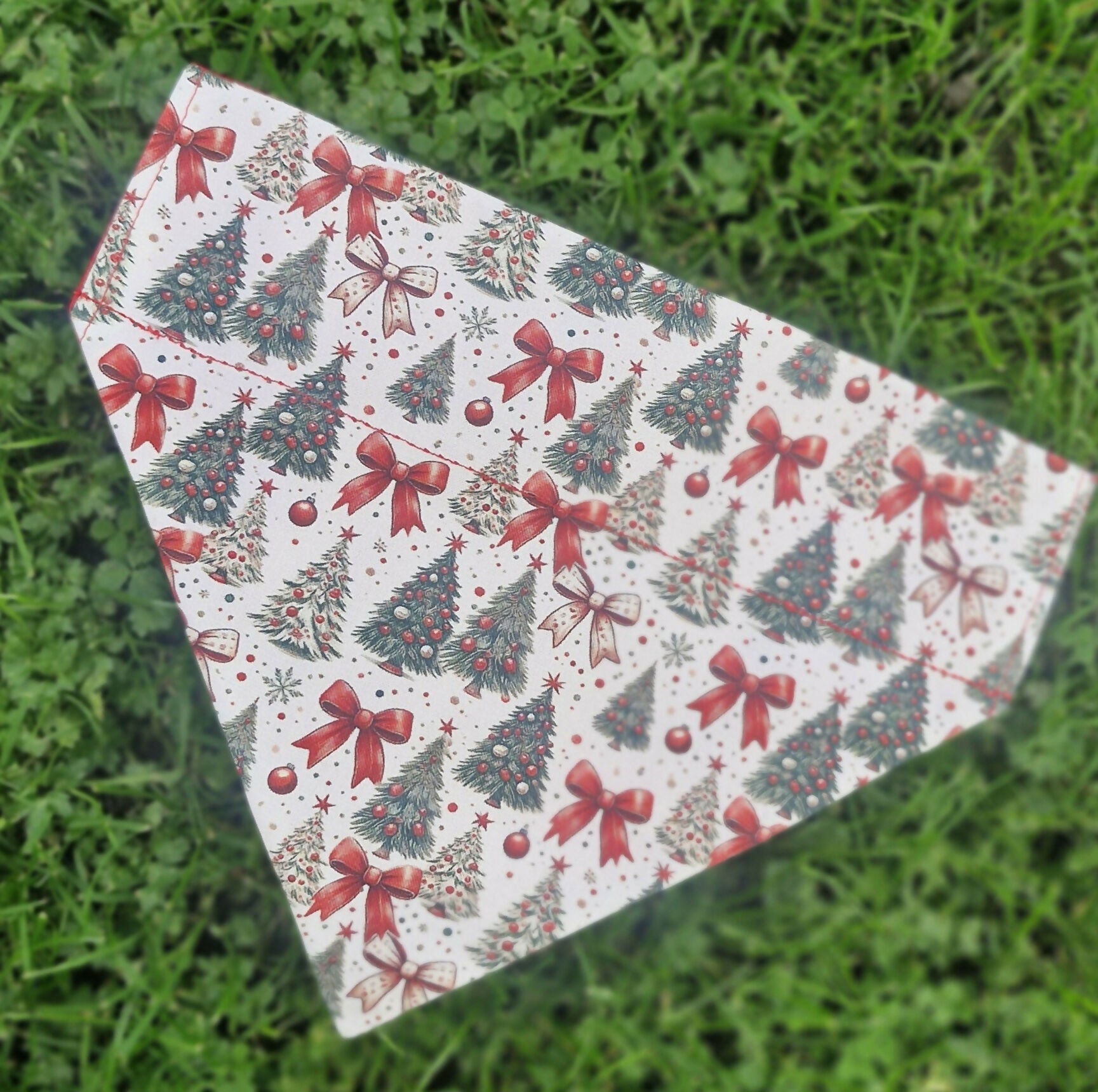 Christmas Red/Green Festive Mix Dog Bandana.